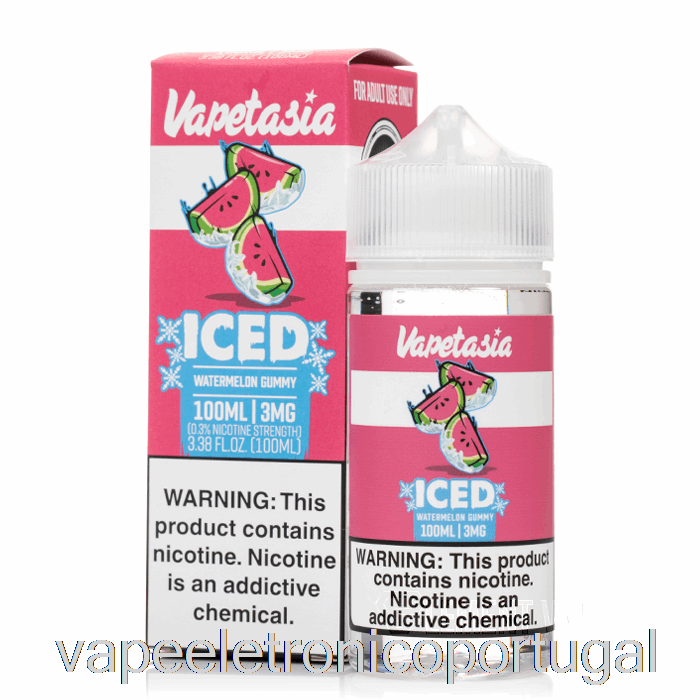 Goma De Melancia Gelada Vape Eletrônico - Vapetasia - 100ml 3mg